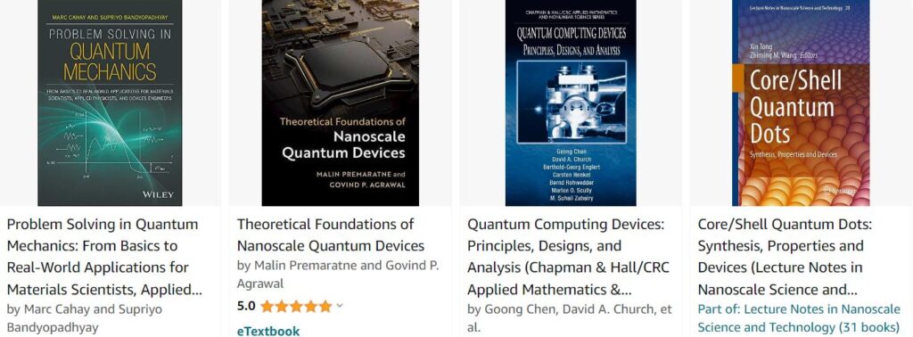 quantum mechanics + device + hologram + dots