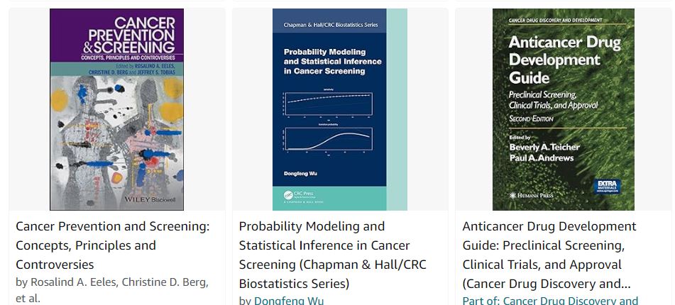 cancer screening prevention and drug development x 3