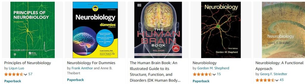 Neurobiology x 5 books