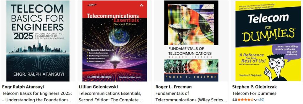 telecommunications x 4 books