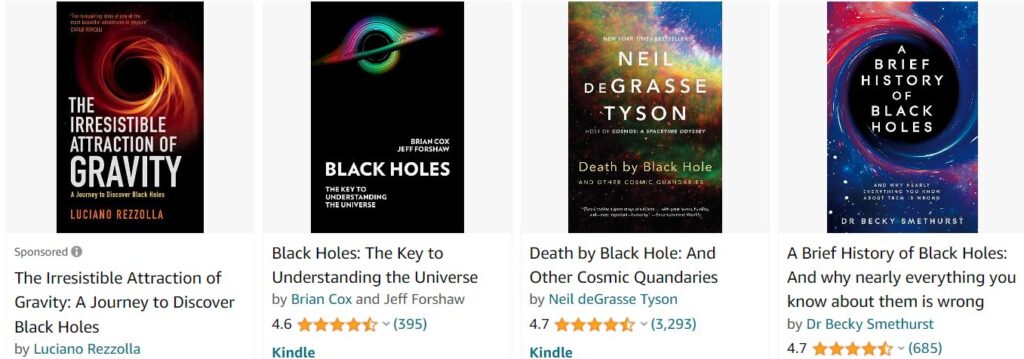 Black holes books