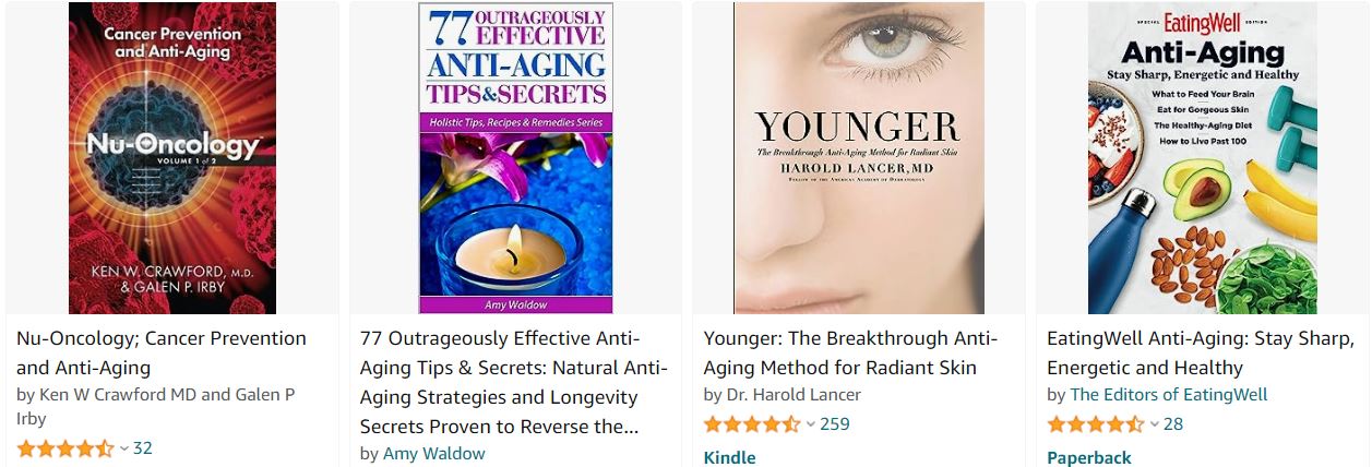 Anti-aging books x 4a