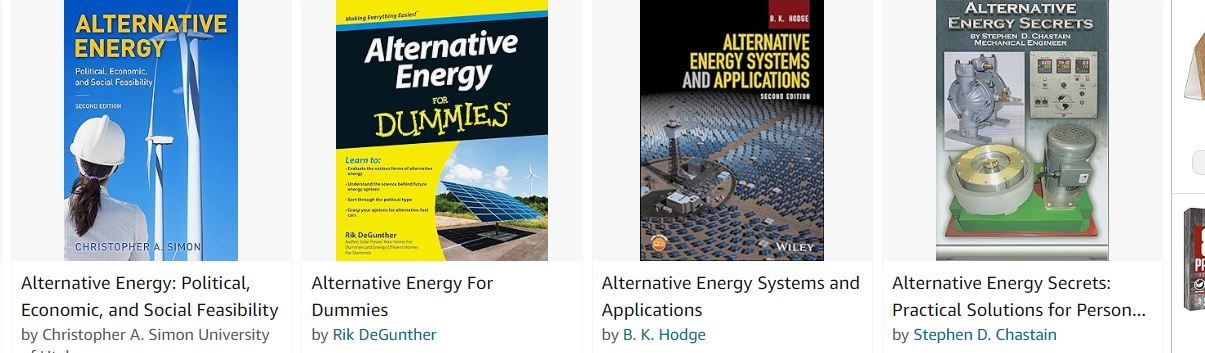 Alternative energy x 4