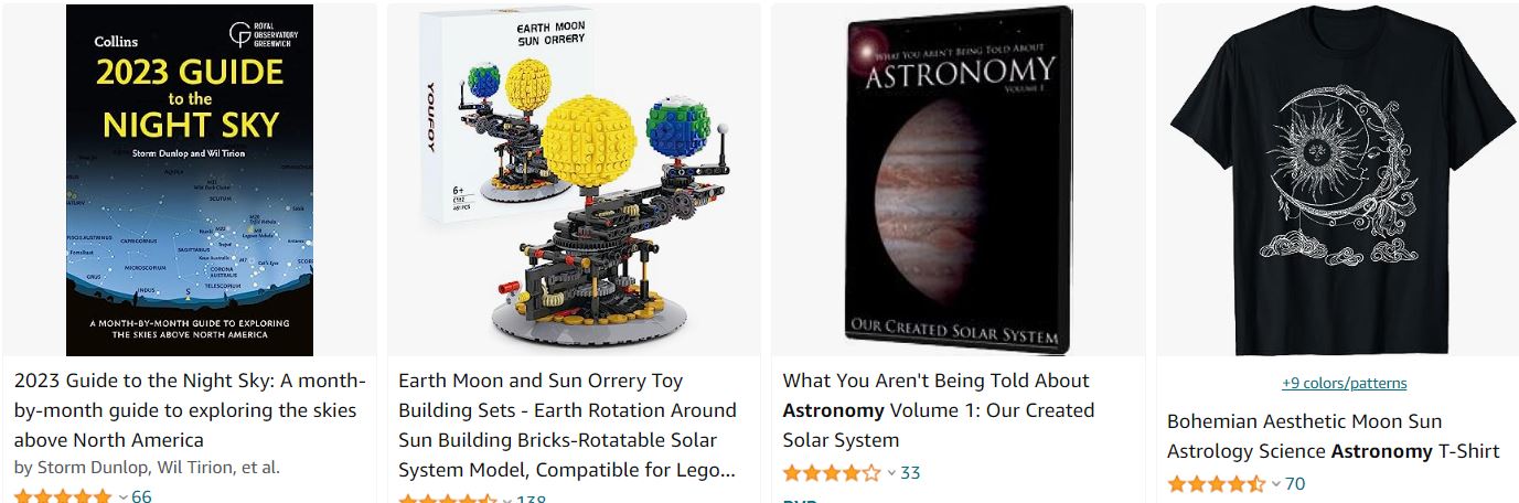 Astronomy x 4 with T books