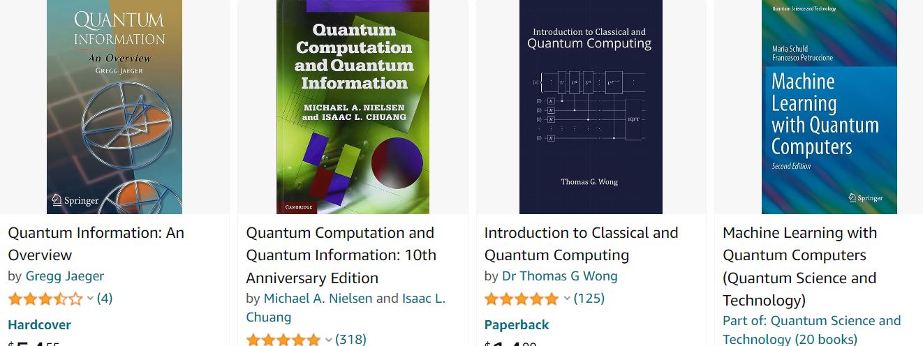 Quantum computers x 4 bestsellers b