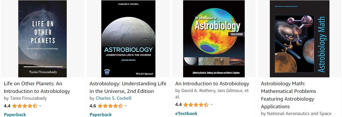 astrobiology books x 4 