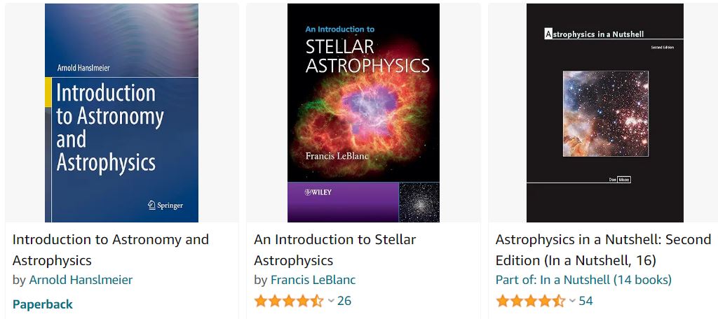 astrophysics - stellar and in a nutshet