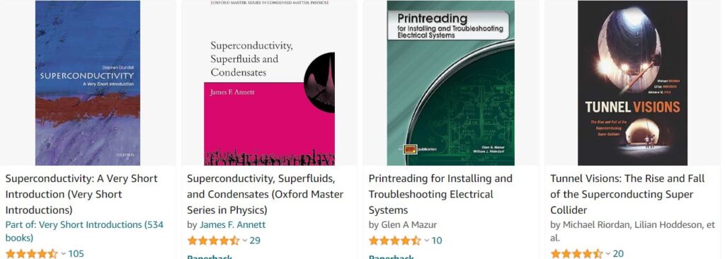Superconductivity x4 bestsellers b
