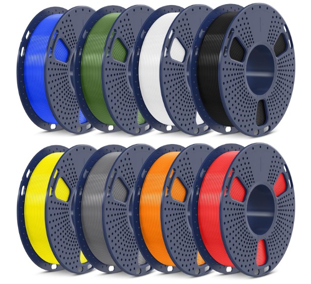 SUNLU PLA+2.0 Printer Filament Bundle Multicolor PLA