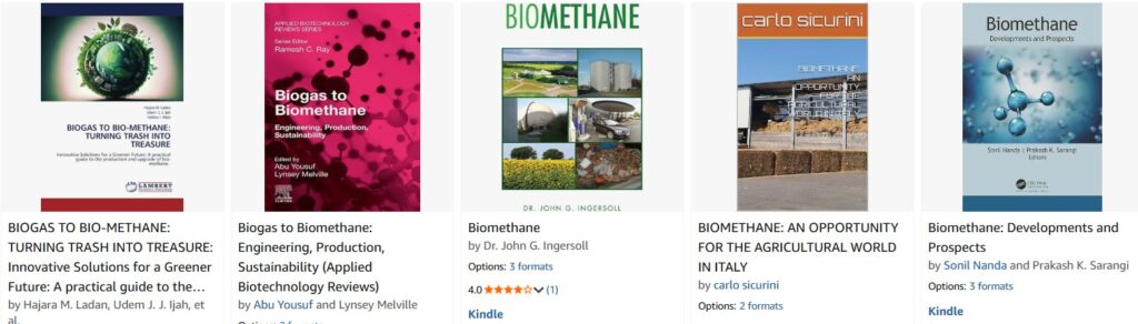 biomethane x 5 books