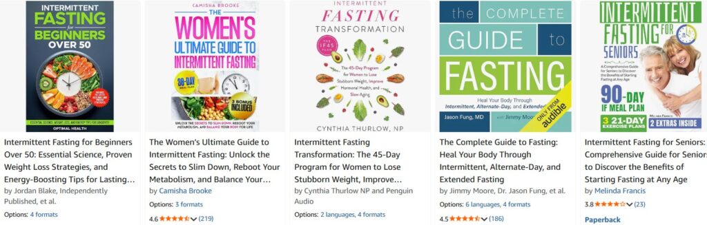 intermittent fast x 5 books