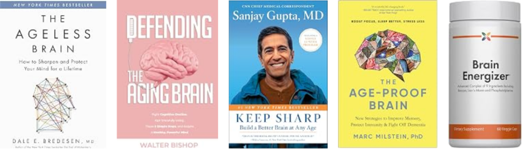 brain aging books x 5